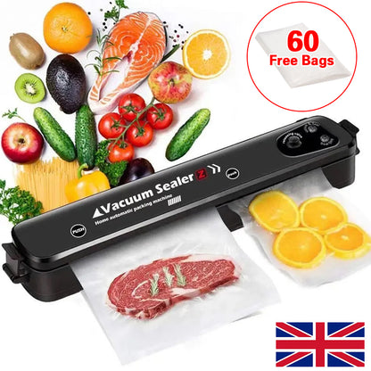 Vacuum Food Sealer Machine with 60 Bags