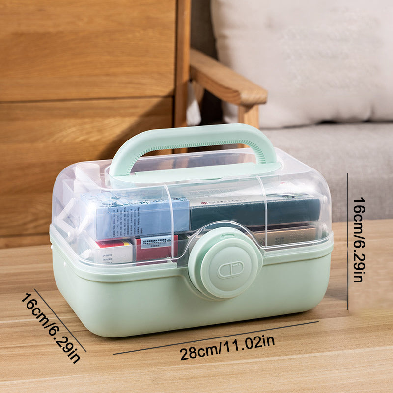 Portable Medicine & First Aid Storage Box