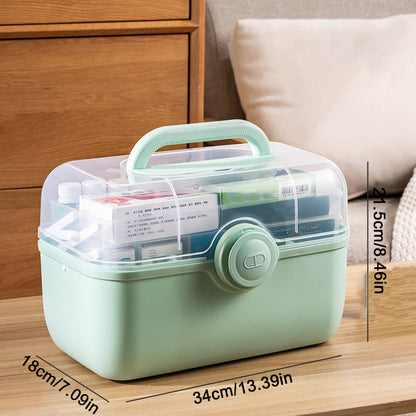 Portable Medicine & First Aid Storage Box