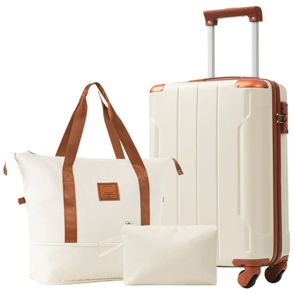 3-Piece Hardshell Carry-On Luggage Set