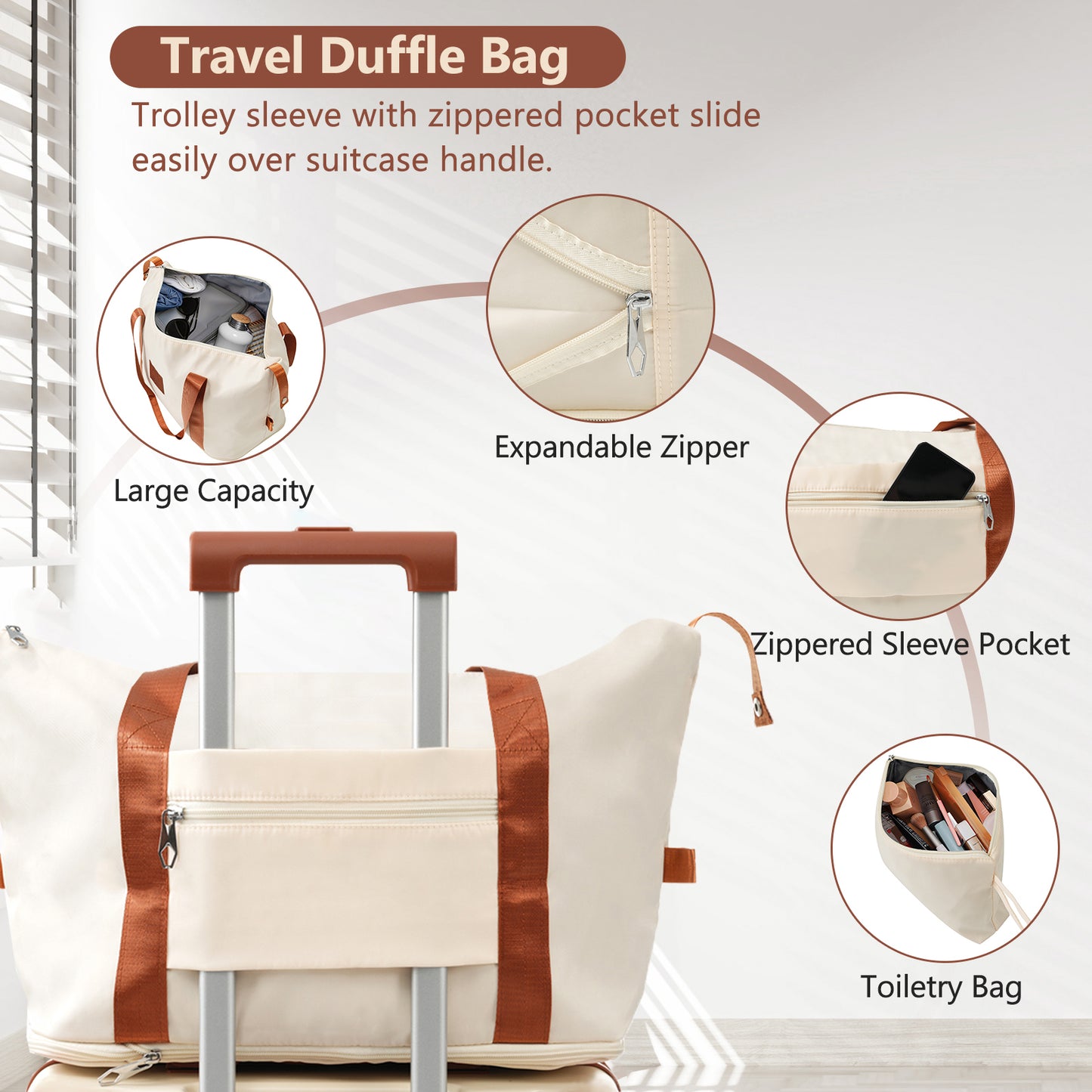 3-Piece Hardshell Carry-On Luggage Set