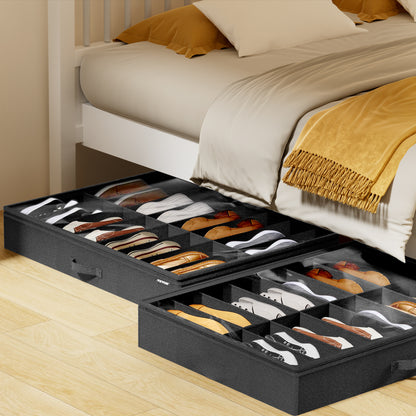Under Bed Shoe Storage Organiser – Set of 2