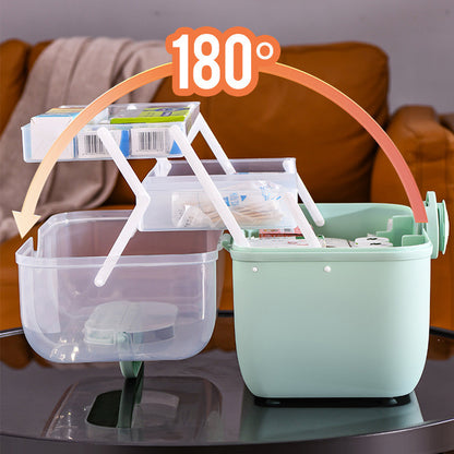 Portable Medicine & First Aid Storage Box