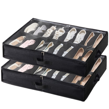 Under Bed Shoe Storage Organiser – Set of 2