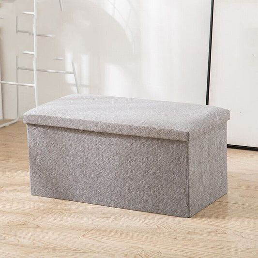 Foldable Ottoman Storage Box & Footstool