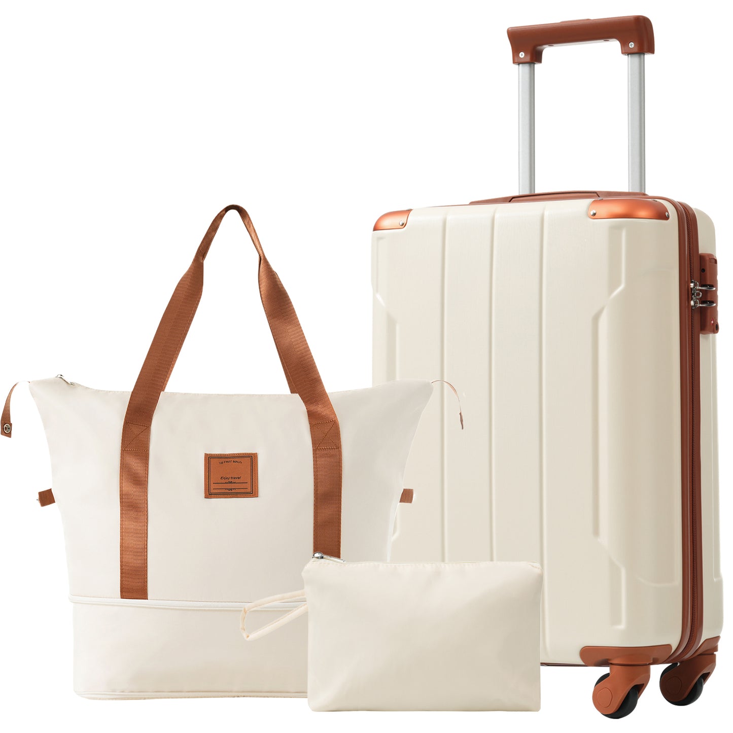 3-Piece Hardshell Carry-On Luggage Set
